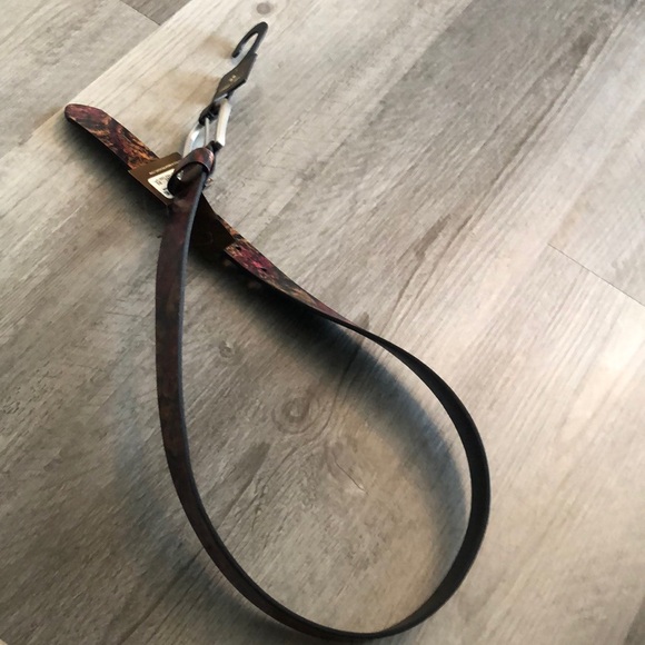 Patricia Nash Vietri Vintage Floral Brocade Leather Belt Size S NWT - Picture 12 of 16